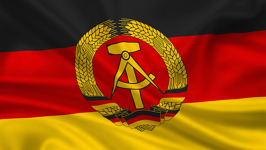 The flag in the German Democratic Republic